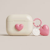 Lovely Pink Heart AirPods Case - Cute Protective Cover