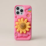 Sunflower 3D iPhone Case - Cute Protective Cover