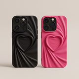 Matte Heart iPhone Case - Cute Protective Cover