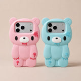 Bloody Teddy Bear iPhone Case - Cute Protective Cover
