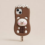 Chocolate Ice Cream iPhone Case - Cute Protective Cover