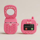 Pink Sanrio Phone AirPods Case - Cute Protective Cover