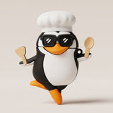 Penguin Chef AirPods Case - Cute Protective Cover