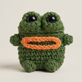 Handmade Knitting Frog AirPods Case - Cute Protective Cover