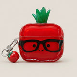 Kawaii Tomato AirPods Case - Cute Protective Cover