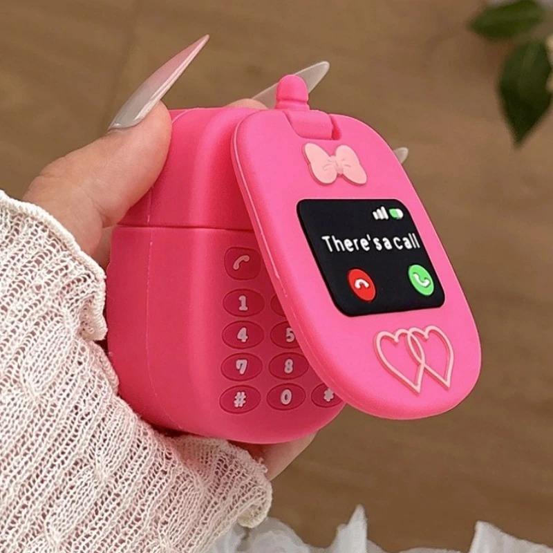Pink Sanrio Phone™ - AirPods Case