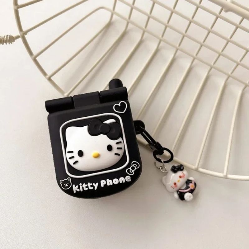 Black Hello Kitty Phone™ - AirPods Case