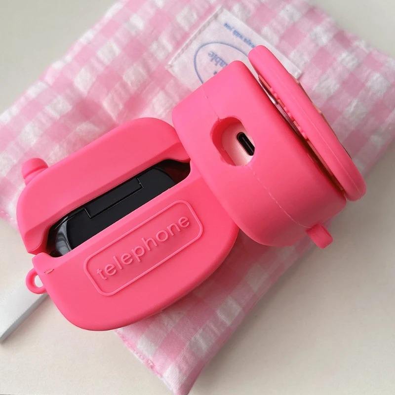 Pink Sanrio Phone™ - AirPods Case