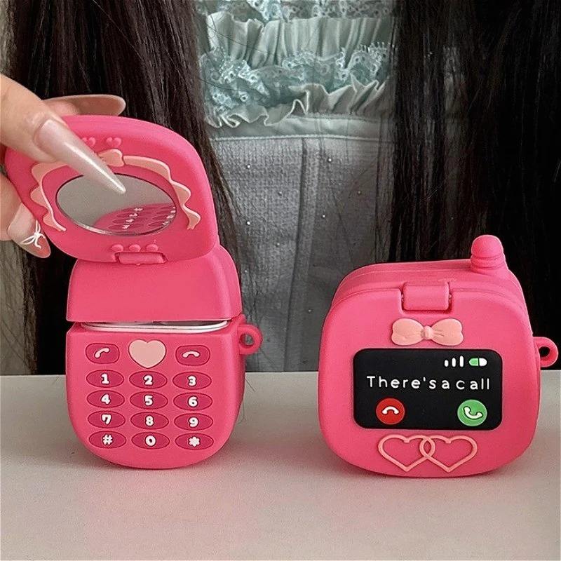 Pink Sanrio Phone™ - AirPods Case