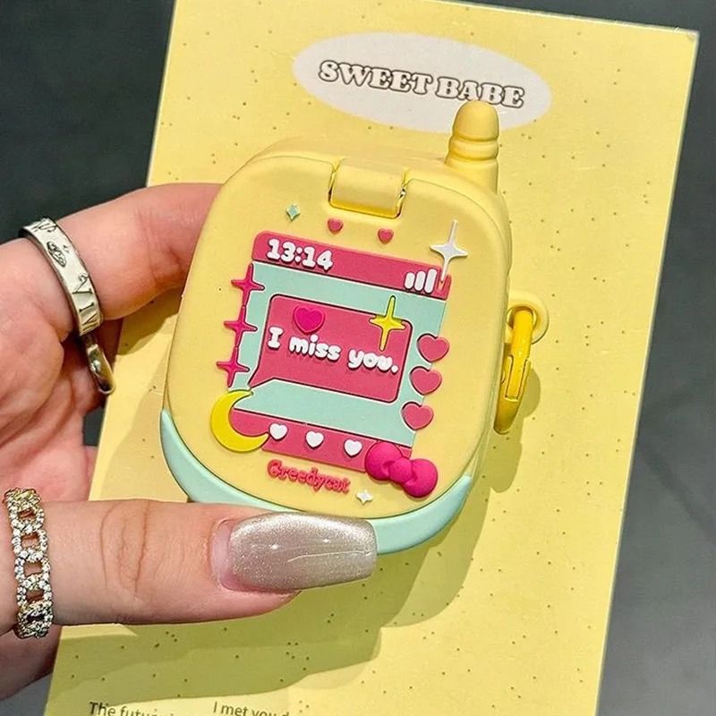 Yellow Sanrio Phone™ - AirPods Case