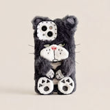 Lucif Cat Plush iPhone Case - Cute Protective Cover