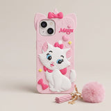Cute White Cat iPhone Case - Cute Protective Cover