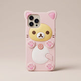 Kawaii Bear iPhone Case - Cute Protective Cover