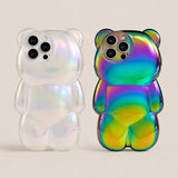 Cartoon Bear iPhone Case - Cute Protective Cover
