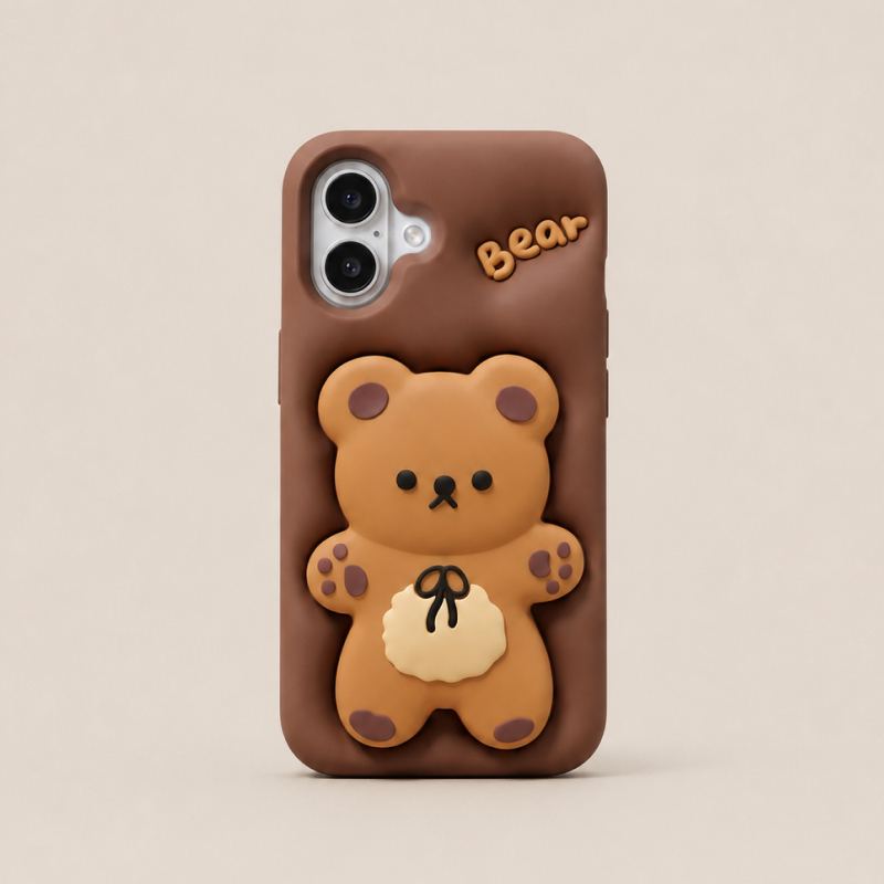 Cute Teddy 3D™ - iPhone Case