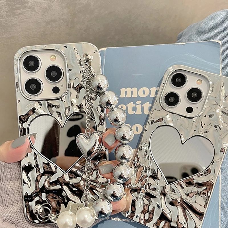 Heart Mirror iPhone Case - Cute Protective Cover