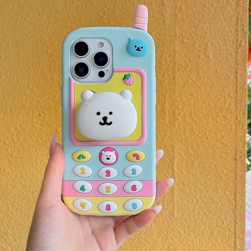 Kawaii Phone 3D iPhone Case - Cute Protective Cover