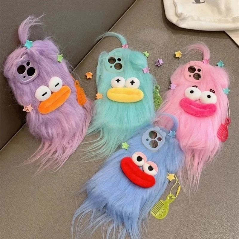 Hairy Monster iPhone Case - Cute Protective Cover