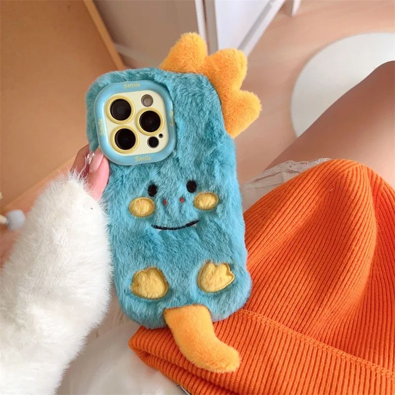 Dragon Plush iPhone Case - Cute Protective Cover