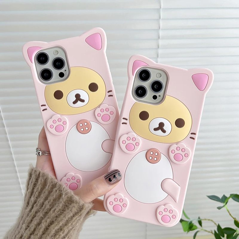 Kawaii Bear iPhone Case - Cute Protective Cover
