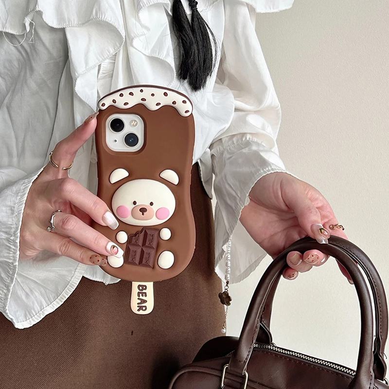 Chocolate Ice Cream iPhone Case - Cute Protective Cover
