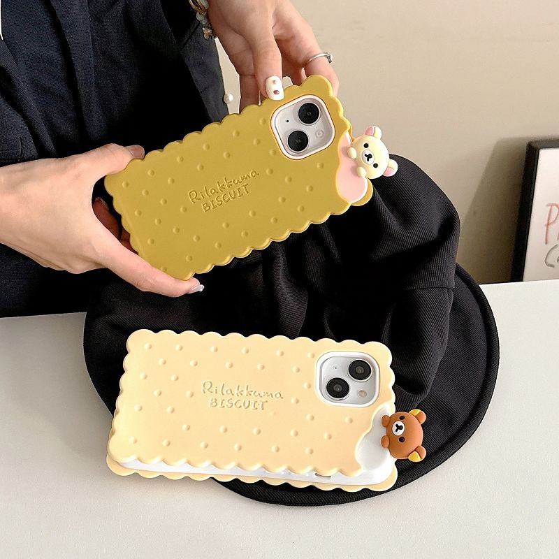 Biscuit Teddy iPhone Case - Cute Protective Cover