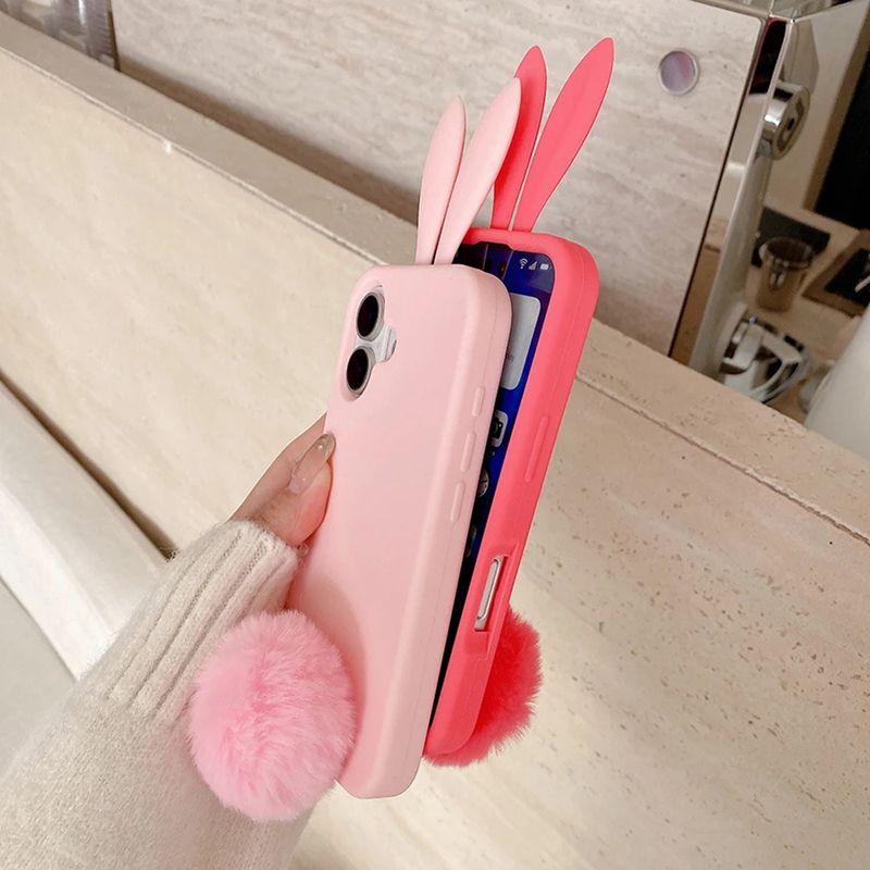 Cartoon Bunny iPhone Case - Cute Protective Cover