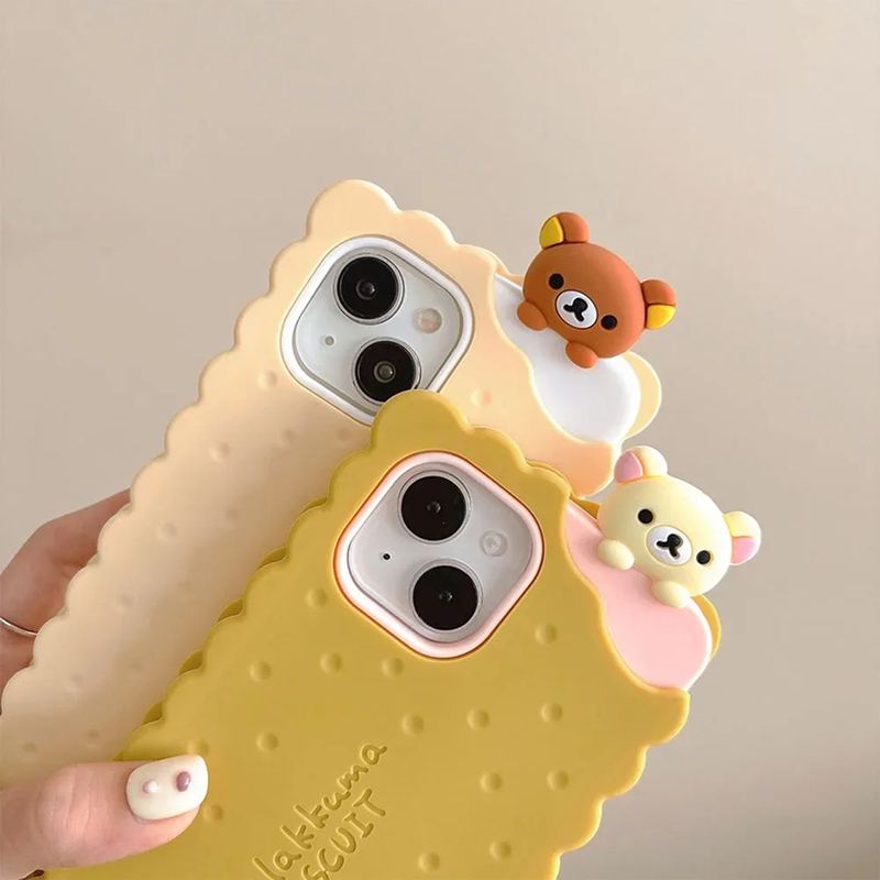 Biscuit Teddy iPhone Case - Cute Protective Cover
