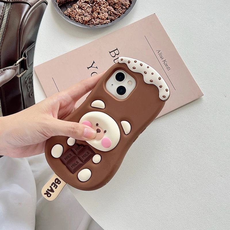 Chocolate Ice Cream iPhone Case - Cute Protective Cover