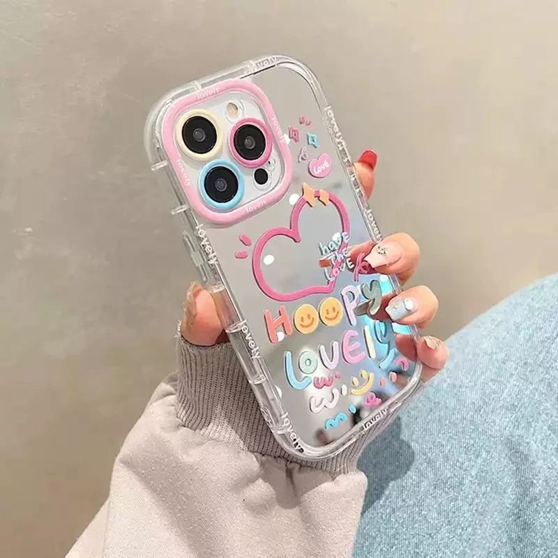 Colorful Mirror iPhone Case - Cute Protective Cover