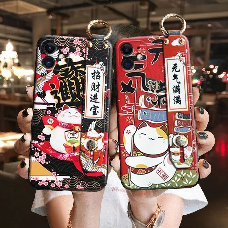 Japanese Cat iPhone Case - Cute Protective Cover