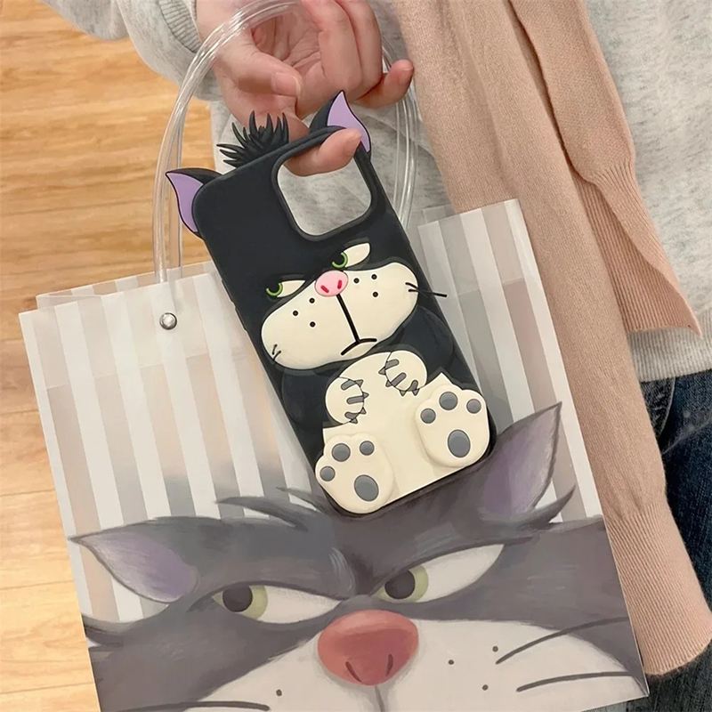 Lucif Cat iPhone Case - Cute Protective Cover