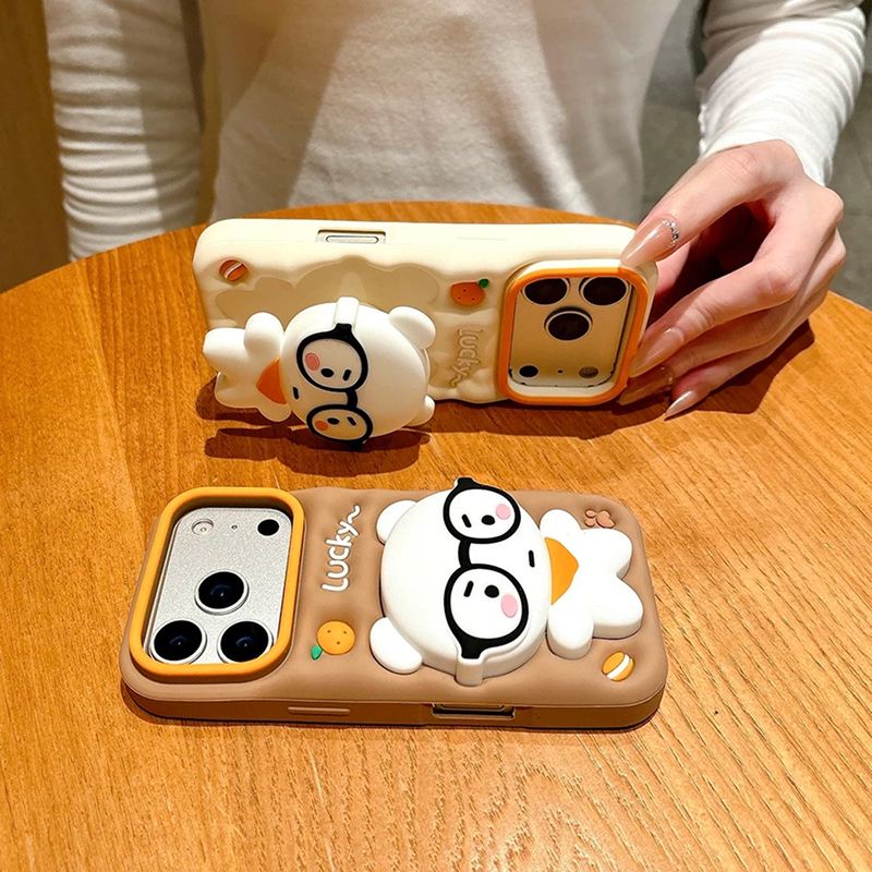 3D Teddy iPhone Case - Cute Protective Cover