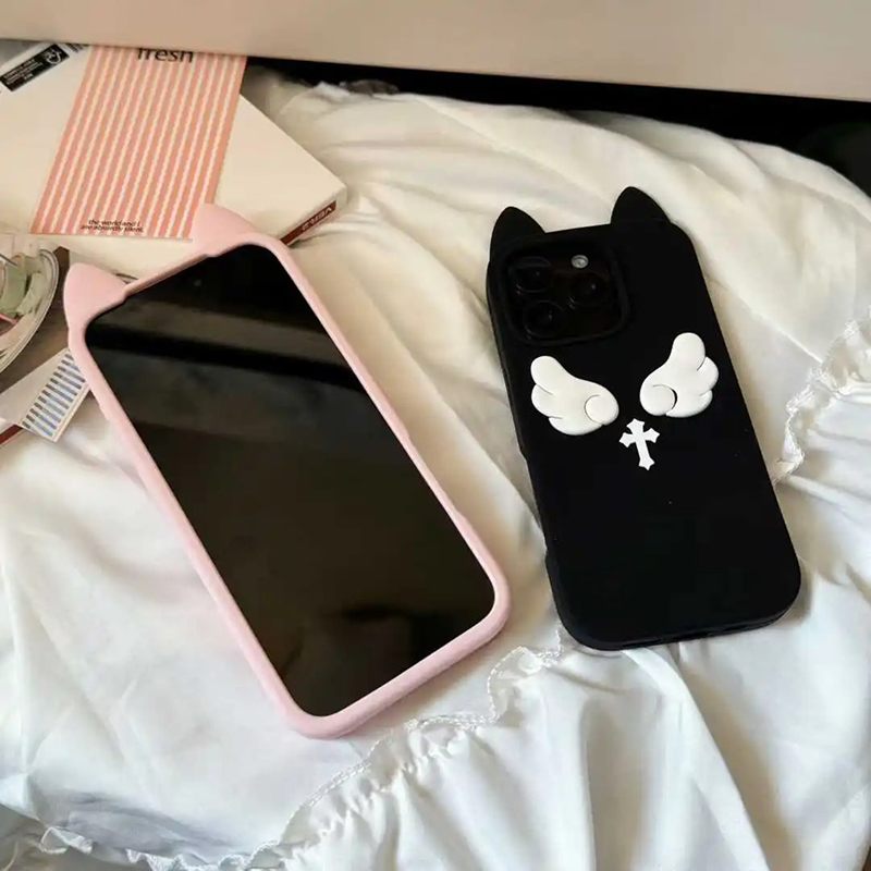 Angel Cat iPhone Case - Cute Protective Cover