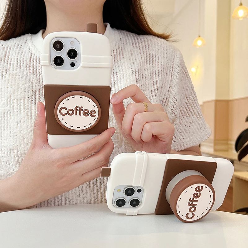 Coffee Cup iPhone Case - Cute Protective Cover