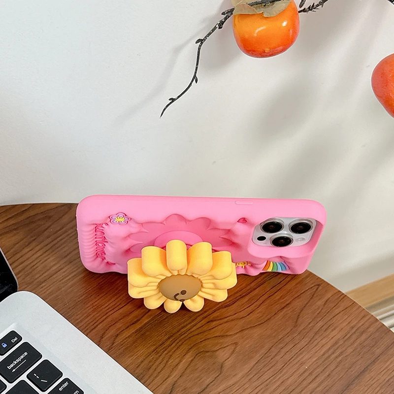 Sunflower 3D iPhone Case - Cute Protective Cover
