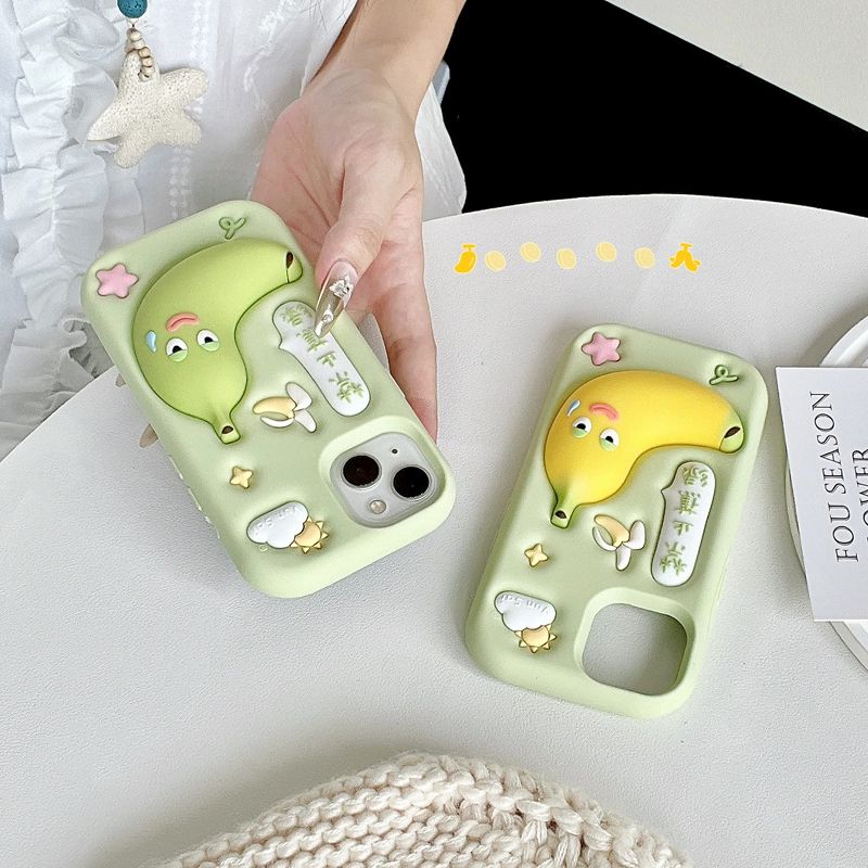 Banana Fruit 3D iPhone Case - Cute Protective Cover
