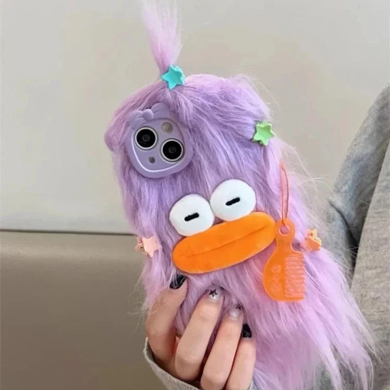 Hairy Monster iPhone Case - Cute Protective Cover
