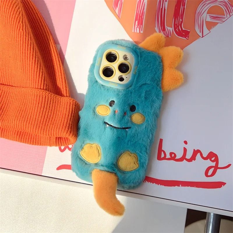 Dragon Plush iPhone Case - Cute Protective Cover