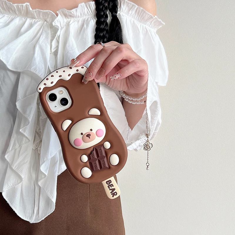 Chocolate Ice Cream iPhone Case - Cute Protective Cover