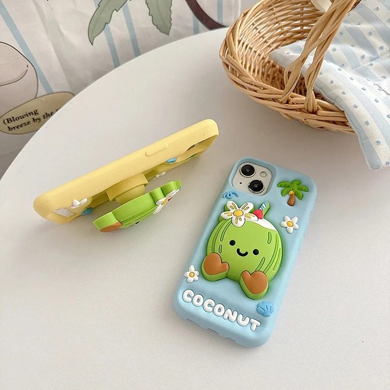 Fresh Coconut 3D iPhone Case - Cute Protective Cover