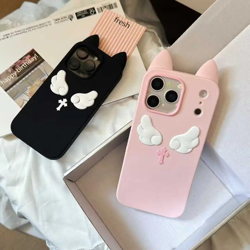 Angel Cat iPhone Case - Cute Protective Cover