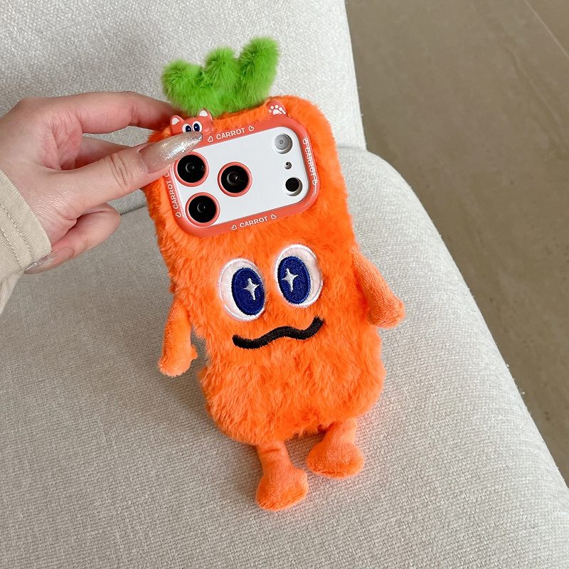 Cute Mood Plush iPhone Case - Cute Protective Cover