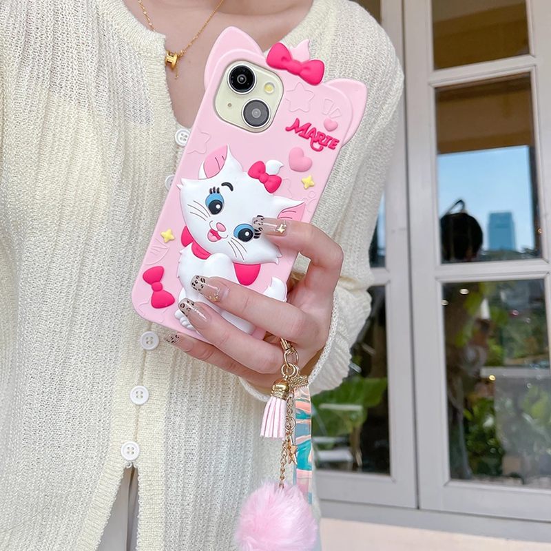 Cute White Cat iPhone Case - Cute Protective Cover