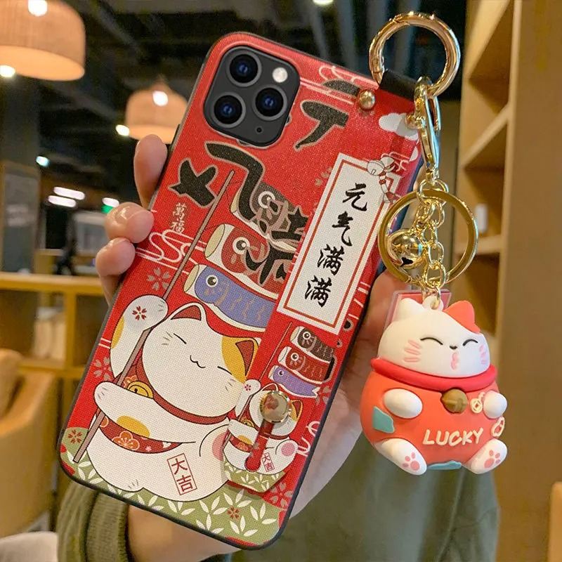 Japanese Cat iPhone Case - Cute Protective Cover