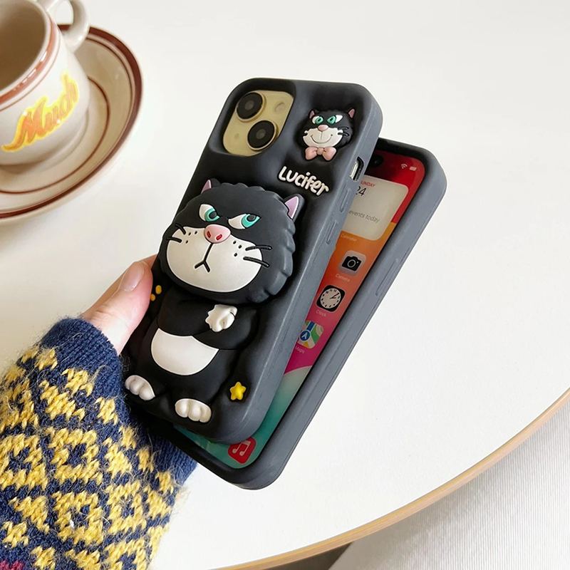 Lulu Cat 3D iPhone Case - Cute Protective Cover