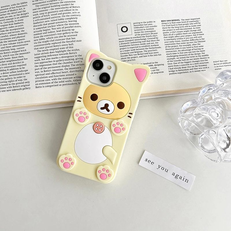 Kawaii Bear iPhone Case - Cute Protective Cover