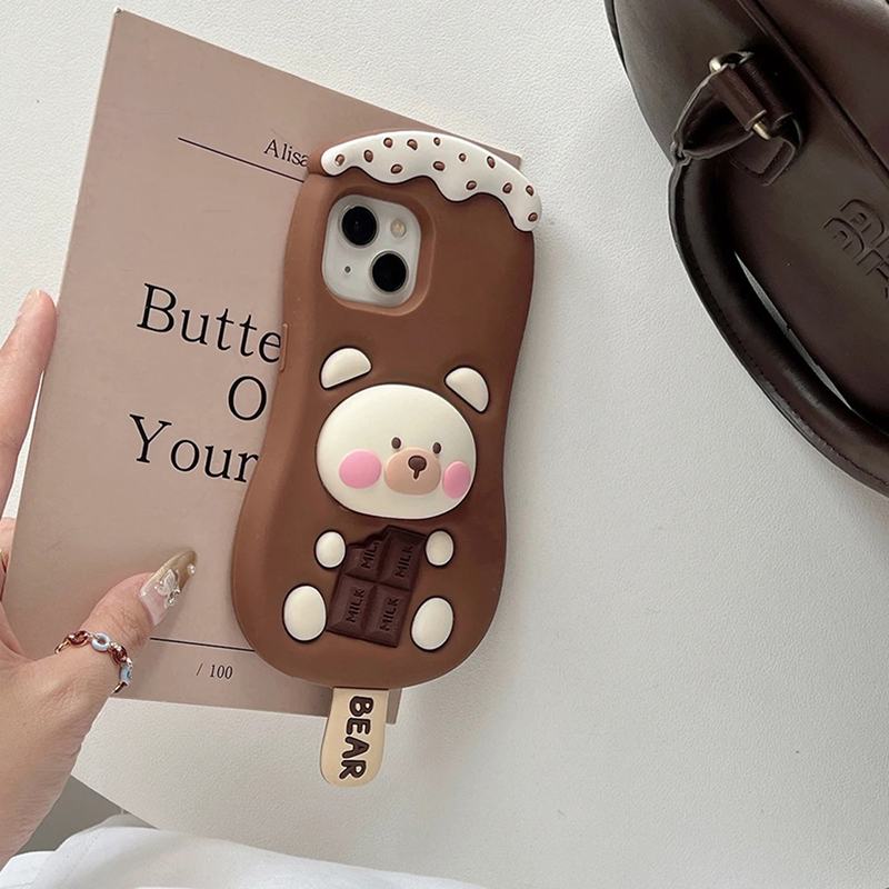 Chocolate Ice Cream iPhone Case - Cute Protective Cover