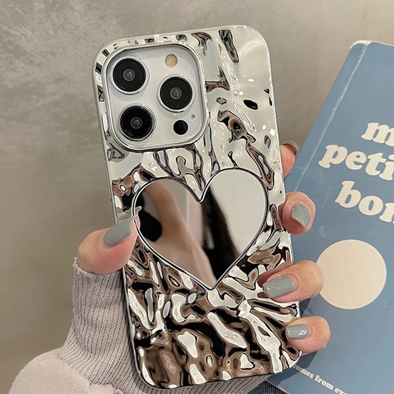 Heart Mirror iPhone Case - Cute Protective Cover