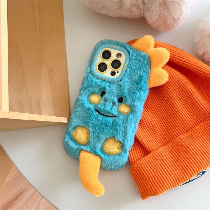 Dragon Plush iPhone Case - Cute Protective Cover